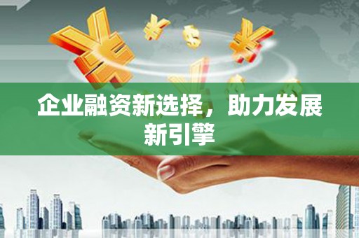 电白企业融资新选择，助力发展新引擎