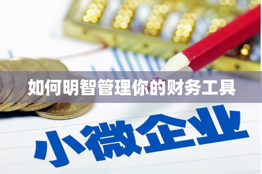电白如何明智管理你的财务工具