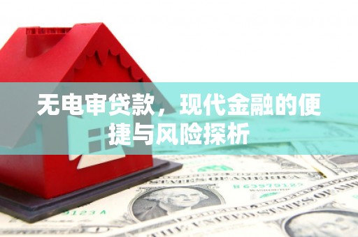 电白无电审贷款，现代金融的便捷与风险探析