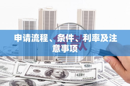 电白申请流程、条件、利率及注意事项