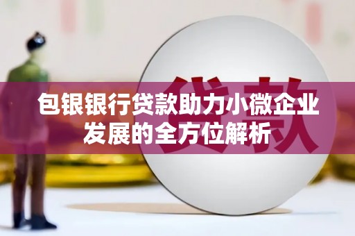 电白包银银行贷款助力小微企业发展的全方位解析