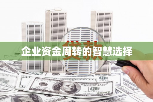 电白企业资金周转的智慧选择
