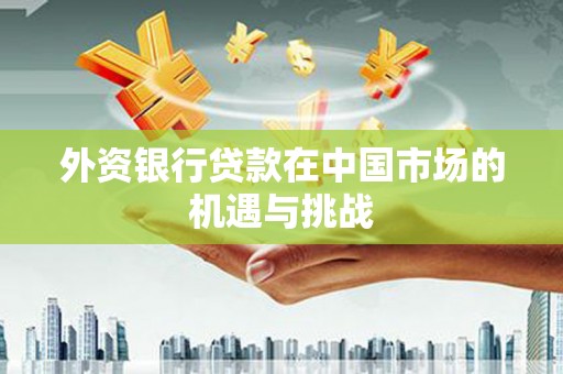 电白外资银行贷款在中国市场的机遇与挑战