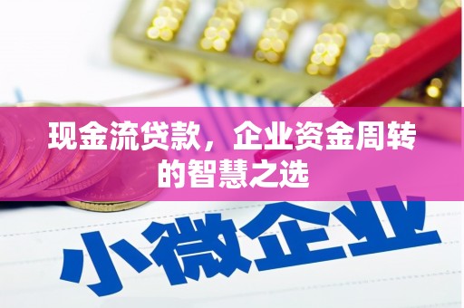 电白现金流贷款，企业资金周转的智慧之选