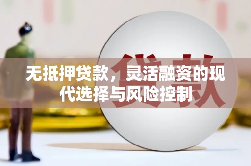 电白无抵押贷款，灵活融资的现代选择与风险控制
