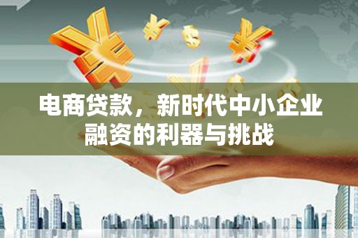 电白电商贷款，新时代中小企业融资的利器与挑战