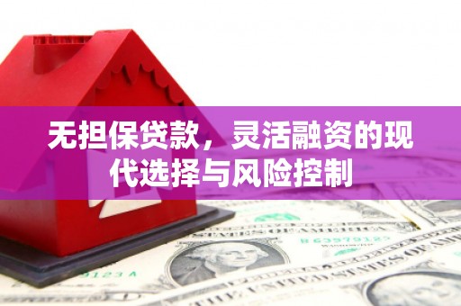 电白无担保贷款，灵活融资的现代选择与风险控制