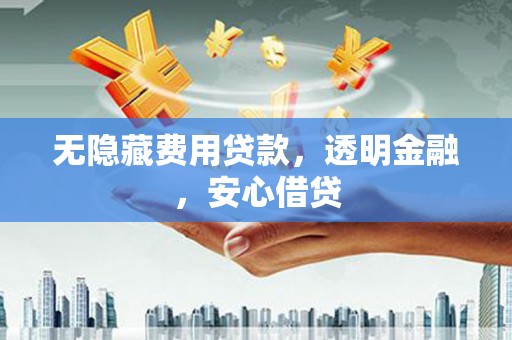 电白无隐藏费用贷款，透明金融，安心借贷