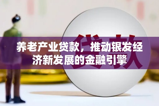 电白养老产业贷款，推动银发经济新发展的金融引擎