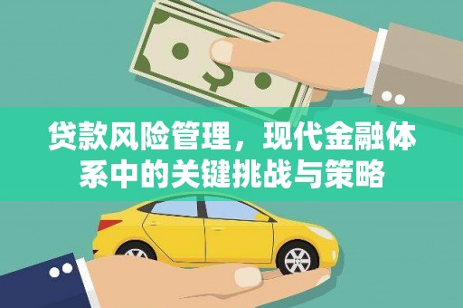电白贷款风险管理，现代金融体系中的关键挑战与策略