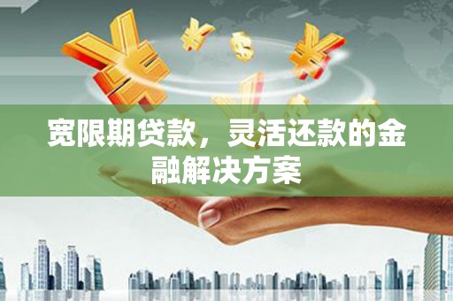 电白宽限期贷款，灵活还款的金融解决方案