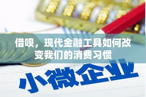 电白借呗，现代金融工具如何改变我们的消费习惯