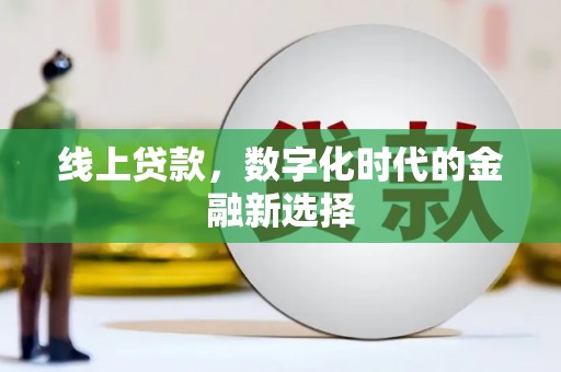 电白线上贷款，数字化时代的金融新选择