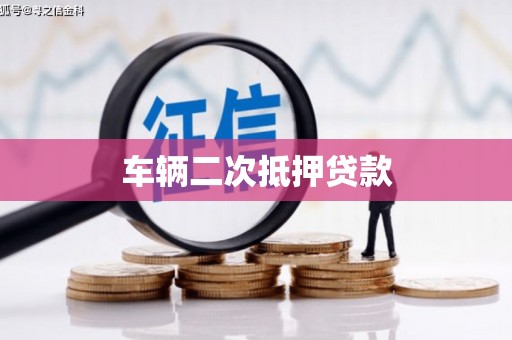 电白车辆二次抵押贷款