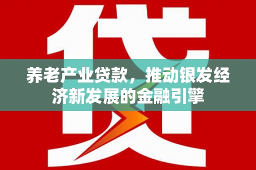 电白养老产业贷款，推动银发经济新发展的金融引擎