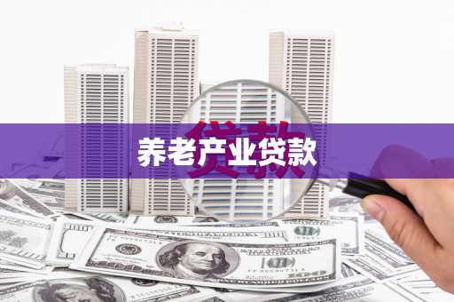 电白养老产业贷款