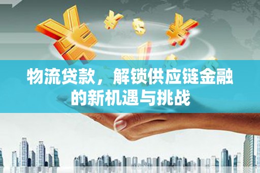 电白物流贷款，解锁供应链金融的新机遇与挑战