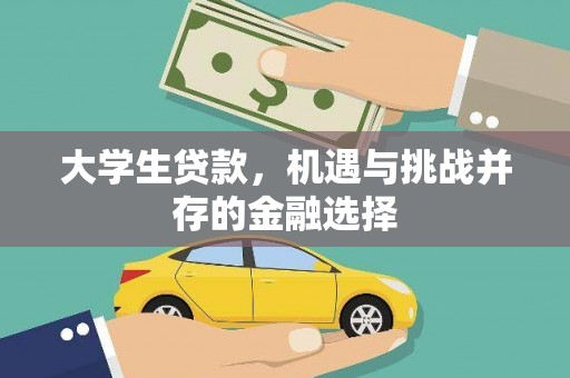 电白大学生贷款，机遇与挑战并存的金融选择
