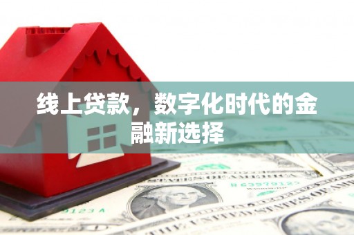 电白线上贷款，数字化时代的金融新选择