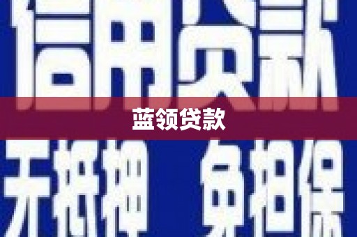 电白蓝领贷款