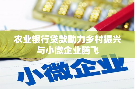 电白农业银行贷款助力乡村振兴与小微企业腾飞